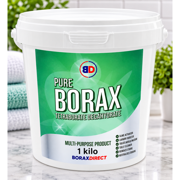 Borax Powder 1 Kg / 1000G Multipurpose Product Slime Activator 99.99% Pure